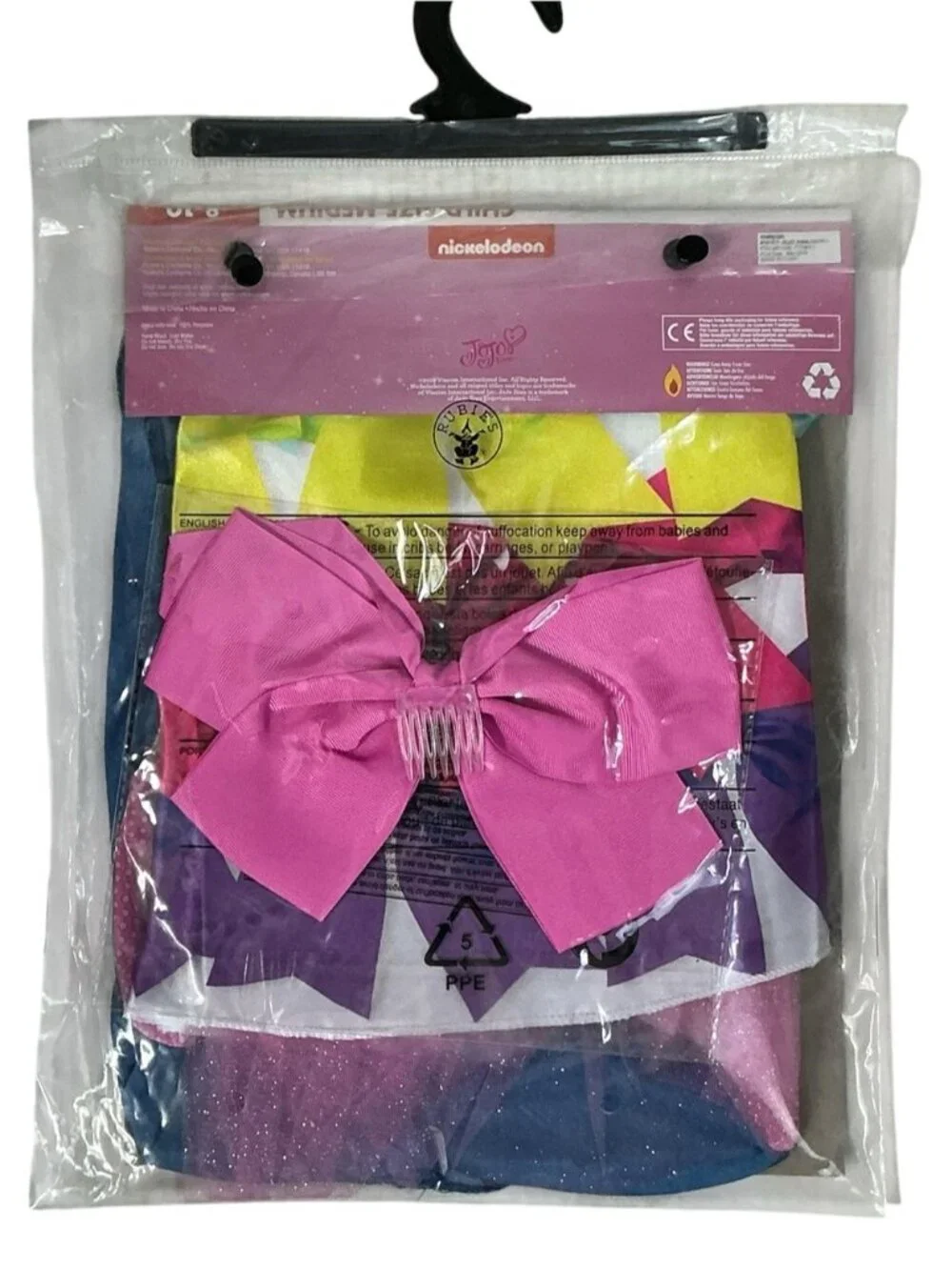 JoJo Siwa Boomerang Music Video Costume Nickelodeon Rubies Girls Medium (8-10)